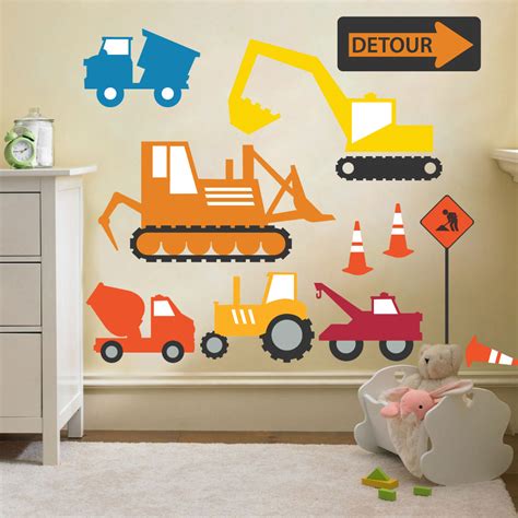 Childrens Kids Themed Wall Decor Room Stickers Sets Bedroom Art Decal