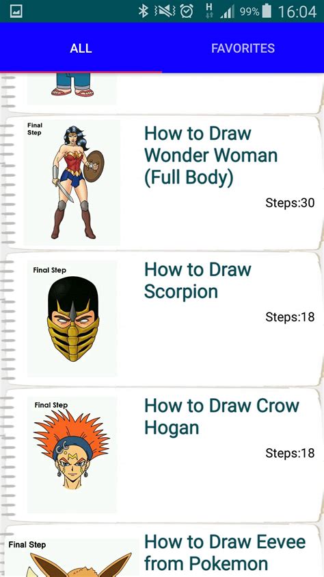 Tutorial Drawing Cartoon Characters For Android Apk Download