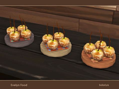 The Sims Resource Evelyn Food Caramel Apples