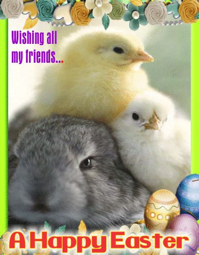 Easter Friendly Greetings Free Friends Ecards Greeting Cards 123