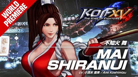The King Of Fighters Xv Mai Shiranui é Destaque Em Trailer