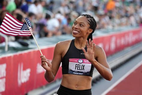 American Track Legend Allyson Felix Turns To A New Sport After