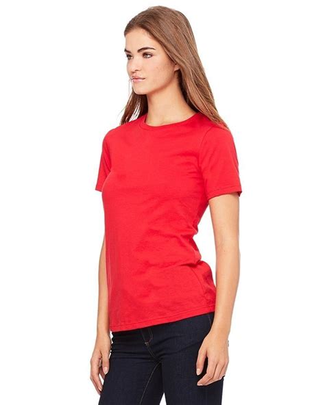 Red Cotton Plain T-Shirt for Women - Online Shopping in Pakistan