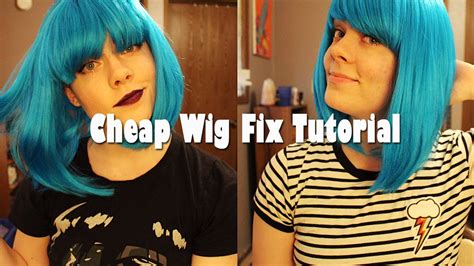 Cheap Wig Fix Tutorial Youtube