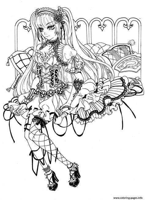 50 Gothic Fairy Evil Fairy Coloring Pages For Adults Judith E Cole