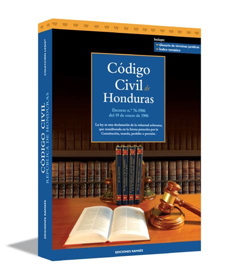 Código Civil De Honduras Ed Ramses Mi Universo