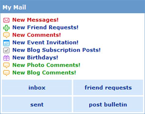 Good Ol Myspace Notifications Nostalgia