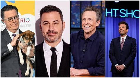 Colbert Kimmel Meyers And Fallon Making Late Night Returns Tonight