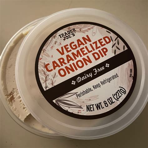 Trader Joes Vegan Caramelized Onion Dip Dairy Free Well Get The Food