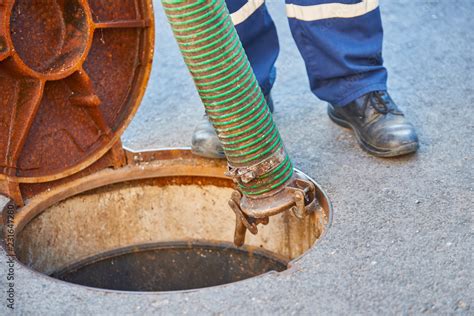 Emptying Septic Tank Cleaning The Sewers Septic Cleaning And Sewage Removal Emptying