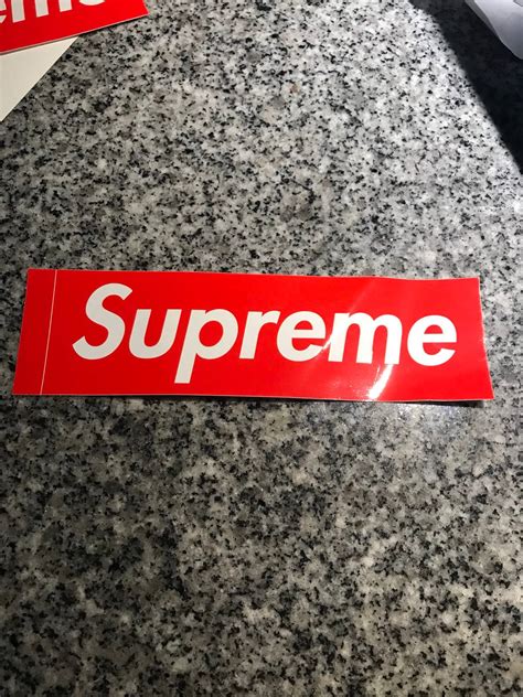 Supreme Supreme Box Logo Sticker Grailed