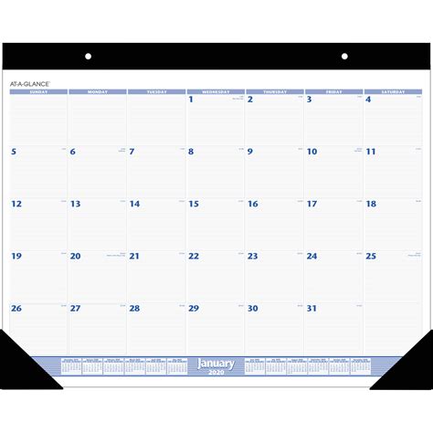 At A Glance Monthly Desk Pad Calendar Wayfair