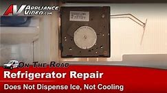 Whirlpool Refrigerator Repair - Not producing ice, does not cool in fresh food section - ED5VBEXTQ00