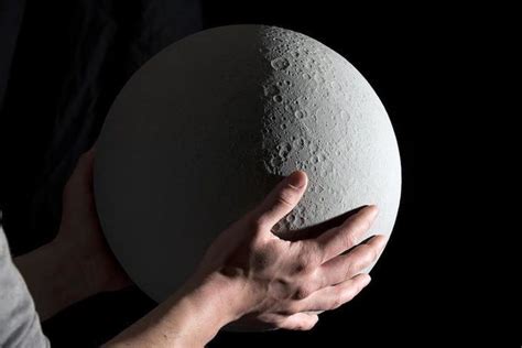 A Topographically Accurate Lunar Globe Designed With Data From Nasa By