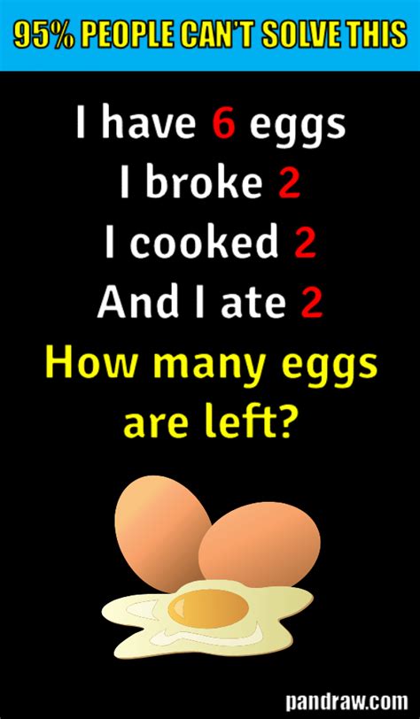 As always, i added the answers/ solutions as well. Can you solve this tricky egg riddle? #trickyriddles # ...