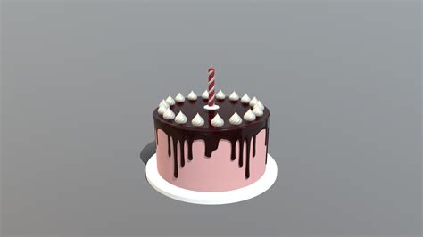 Birthday Cake Download Free 3d Model By Sakthivel G Velsakthi562 [29eb6a4] Sketchfab