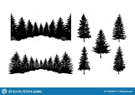 Pine Tree Needless Vector Texture Overlay 146847976