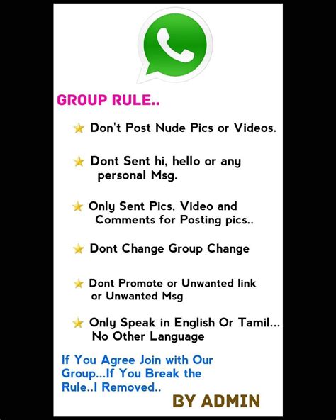 Join With Tamillips Whatsapp Group If Agree This Rule Then Join