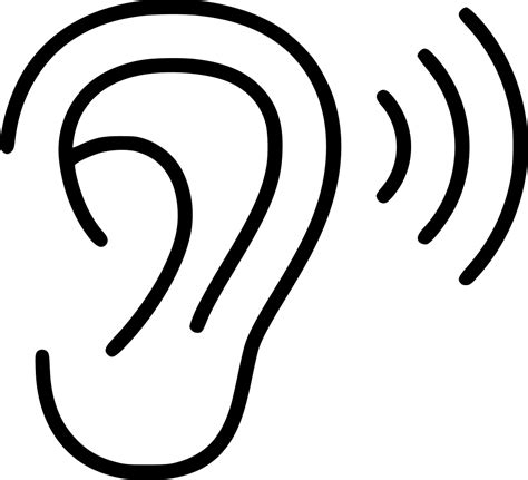 Computer Icons Hearing Loss Clip Art Ear Png Download 980892