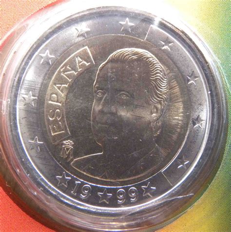 Spanien 2 Euro Münze 1999 Euro Muenzentv Der Online Euromünzen Katalog