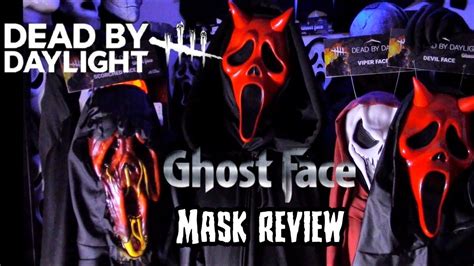 Dead By Daylight Ghostface Masks Review And Cosplay Youtube