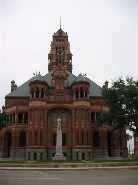 Ellis County Courthouse In Waxahachie Texas Texas County
