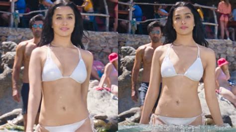 Shraddha Kapoor Takes Internet By Storm With Her Sizzling Backless Bikini In Tjmm Song Tere
