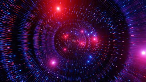 [4k 60 fps] ilustración 3d del túnel espacial de partículas cambiantes de color brillante youtube