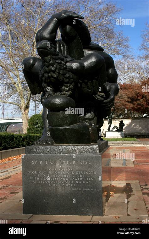 Der Ellen Samuel Phillips Memorial Sculpture Garden Stockfotografie Alamy