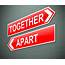 Together Or Apart Concept  ERP Software Blog