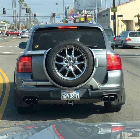 This Is A Spare Tire Mount On A Porsche Cayenne Turbo And It Was A