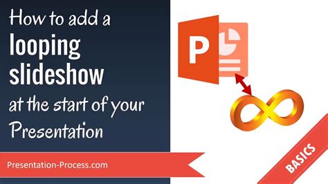 How To Add A Looping Slideshow At The Start Of Your Presentation Youtube