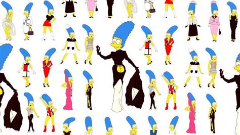 See Marge Simpson As The Worlds Most Famous Fashion Icons Marge