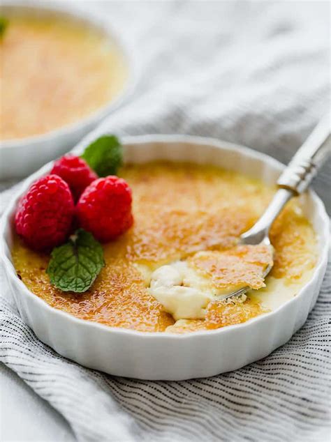 It takes ten minutes to put the custard together, and then all it just goes to show again how so much of classic french cuisine is about knowing a few secrets of preparation, not esoteric ingredients or difficult. Classic Vanilla Creme Brulee / Meyer Lemon Creme Brulee Creme Brulee Recipe Brulee Recipe Lemon ...