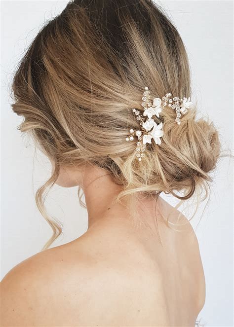 Delicate Bridal Hair Pins For The Modern Bride Tania Maras Bridal