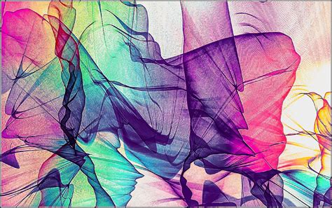 Abstract Whispy Colorful Background Wallpaper