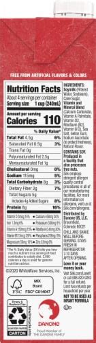 23 Silk Soy Milk Nutrition Label Labels 2021