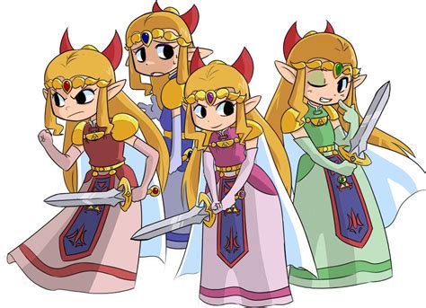 Bandit Influence Distillation Princess Zelda Four Swords Baignoire Lamour Inoubliable