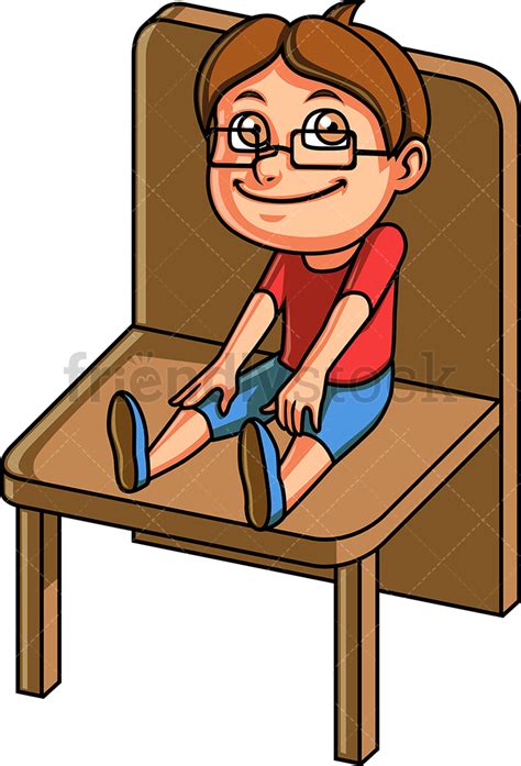 Discover prices, catalogues and new features. Little Boy Sitting On A Chair Cartoon Clipart Vector ...