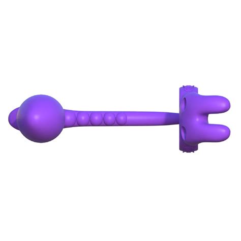Pipedream Fantasy C Ringz Ass Gasm Vibrating Rabbit Purple Sex Toys