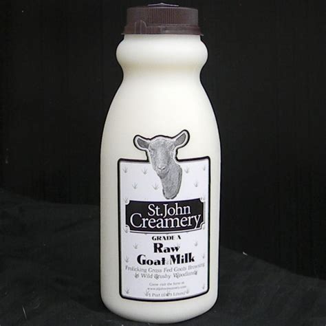 Raw Goat Milk St John Creamery