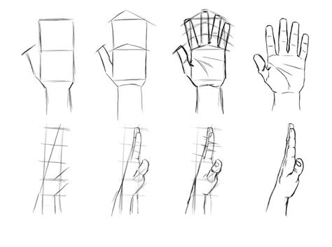 Instruction For Drawing Hands Design
