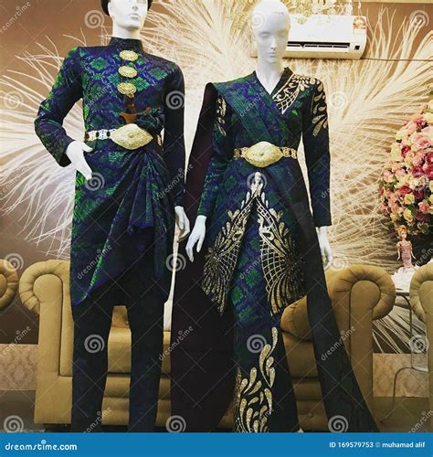 songkt malay wedding dress malaysia stock image image of malay dress 169579753