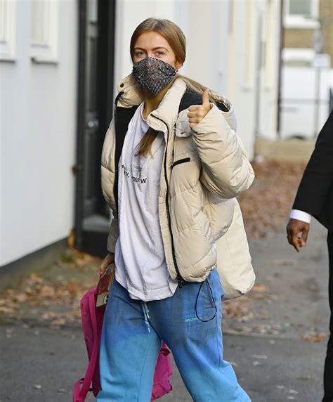 Maisie Smith With Partner Gorka Márquez Arrive For Strictly Come