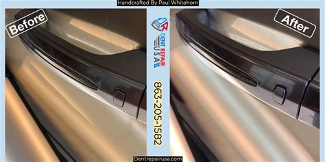 Usually the best way to have a small door ding repaired is to find a good local paintless dent repair service. Photo. Auto Dent Repair Near Me, Car Dent fix, Dent Cost ...