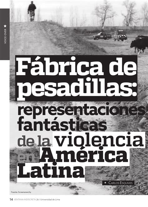 pdf fábrica de pesadillas representaciones fantásticas de la violencia en américa latina