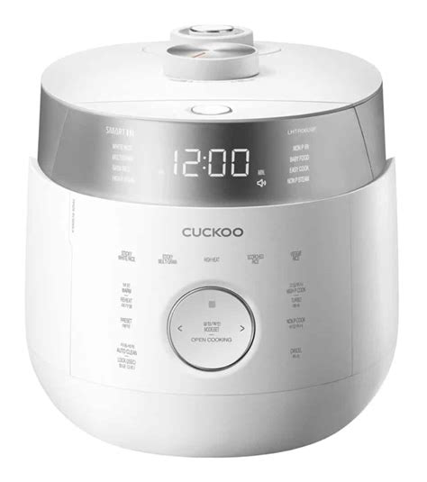 Cuckoo Crp Lhtr F Induction Heating Twin Pressure Rice Cooker And
