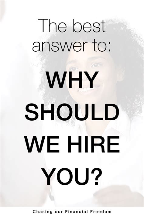 Why Should We Hire You How To Answer In 2020 Best Interview