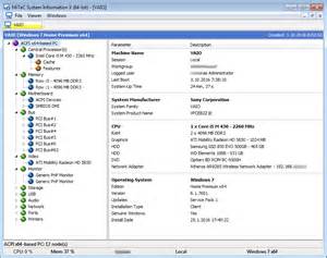 See list of changes and improvements here. MiTeC System Information X 3.7.0 download - FreewareLinker.com