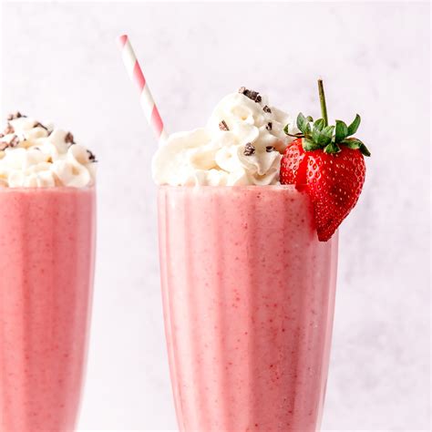 Vegan Strawberry Milkshake Healthy Easy Creamy The Simple Veganista